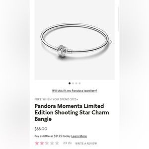 2 Brand new 7.5in pandora bracelets